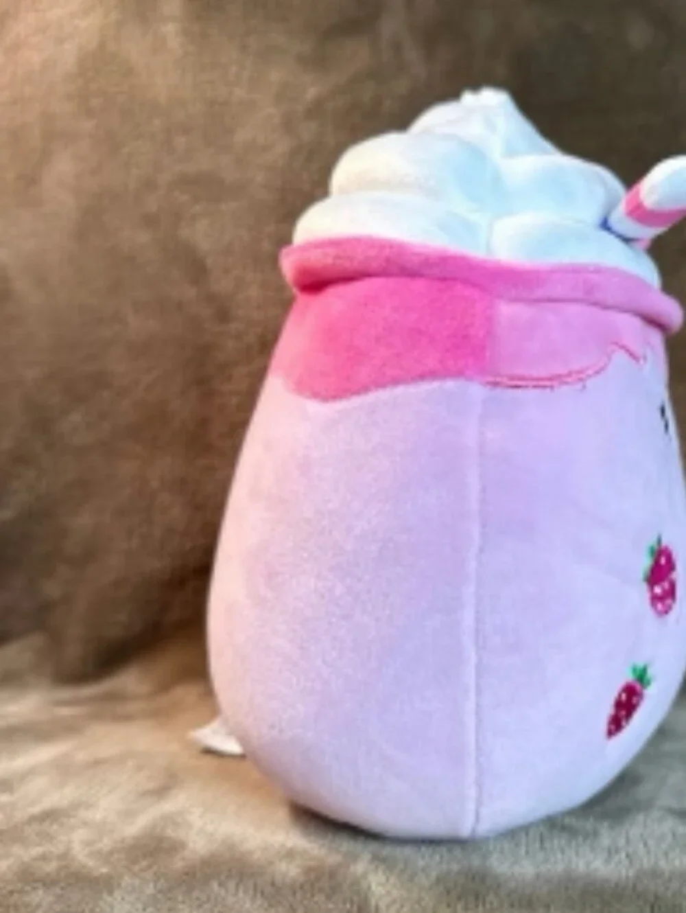 NWT Squishmallows Cunègonde The Pink Strawberry Milkshake 5